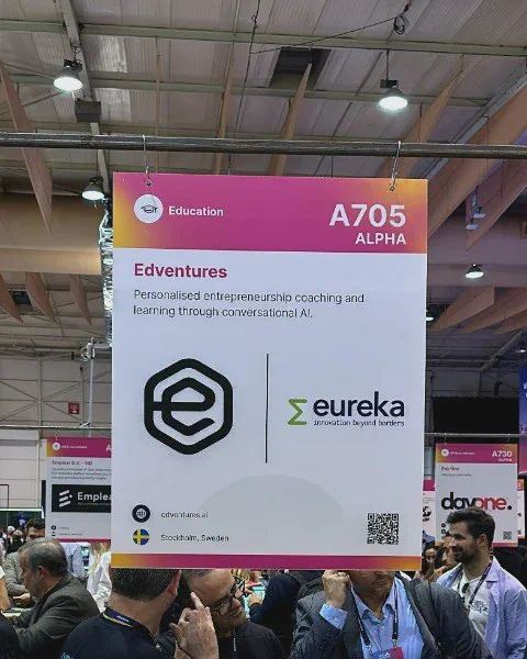 Edventures booth at Web Summit Lisbon 2024